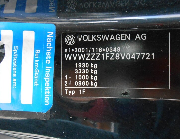 Volkswagen EOS Kabriolet 1,4 l 90 kw