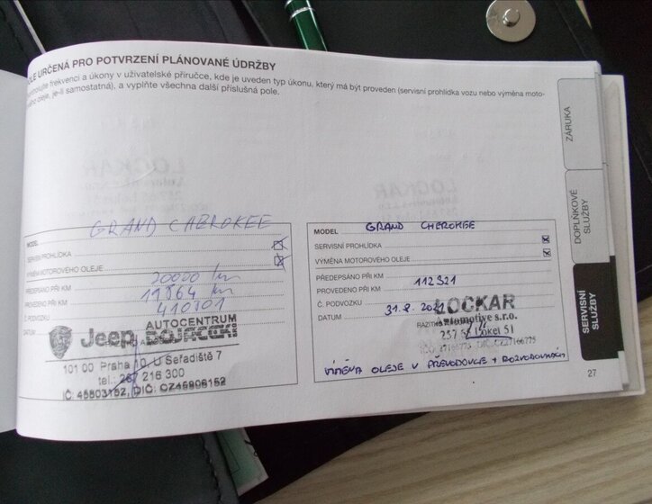 Jeep Grand Cherokee Ostatní 3,0 l 184 kw