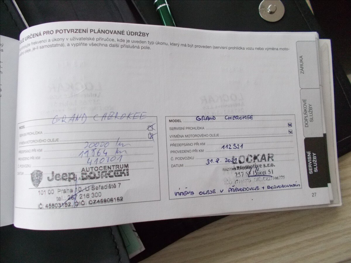 Jeep Grand Cherokee Ostatní 3,0 l 184 kw