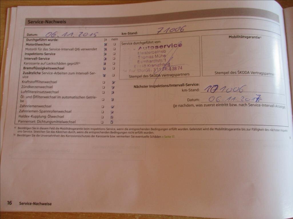 Škoda Fabia Kombi 1,2 l 63 kw