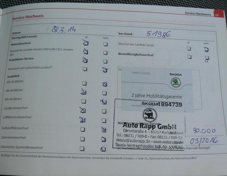 Škoda Fabia Hatchback 1,2 l 51 kw