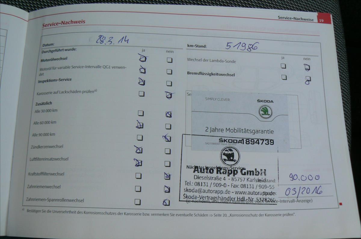 Škoda Fabia Hatchback 1,2 l 51 kw