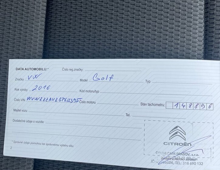 Volkswagen Golf Kombi 1,2 l 81 kw