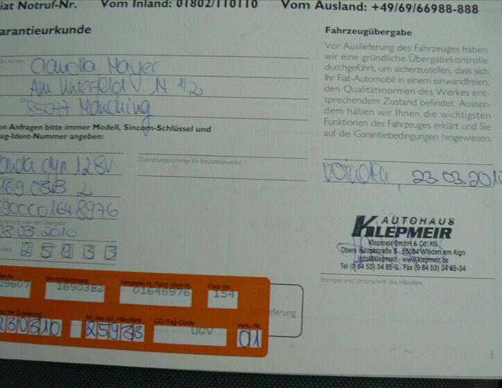 Fiat Panda Hatchback 1,2 l 44 kw