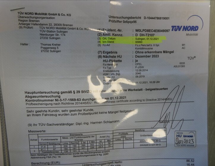 Opel Astra Kombi 1,4 l 103 kw