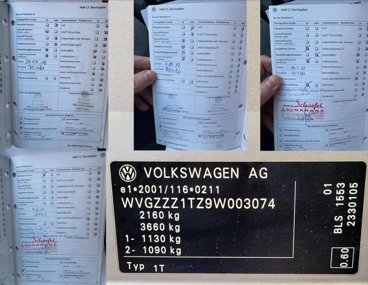 Volkswagen Touran MPV 1,9 l 77 kw