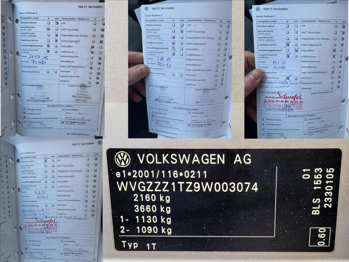 Volkswagen Touran MPV 1,9 l 77 kw