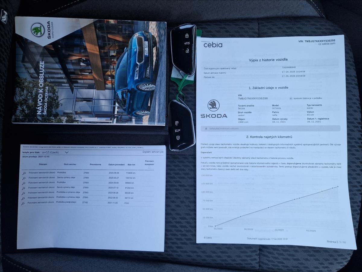 Škoda Octavia Kombi 2,0 l 85 kw