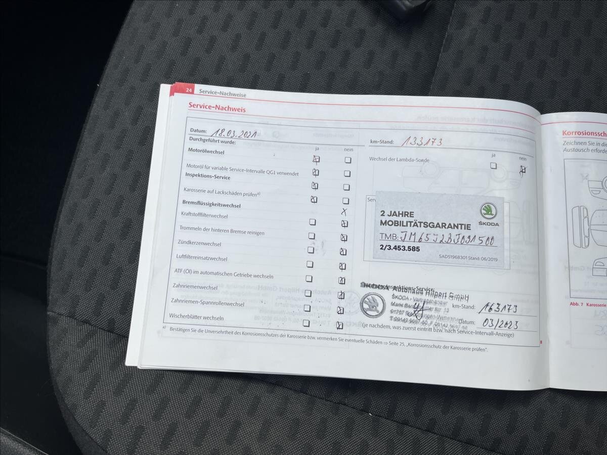 Škoda Fabia Kombi 1,2 l 63 kw