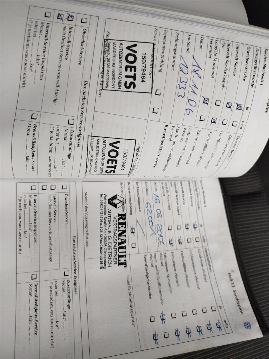 Volkswagen Golf Plus MPV 1,4 l 55 kw