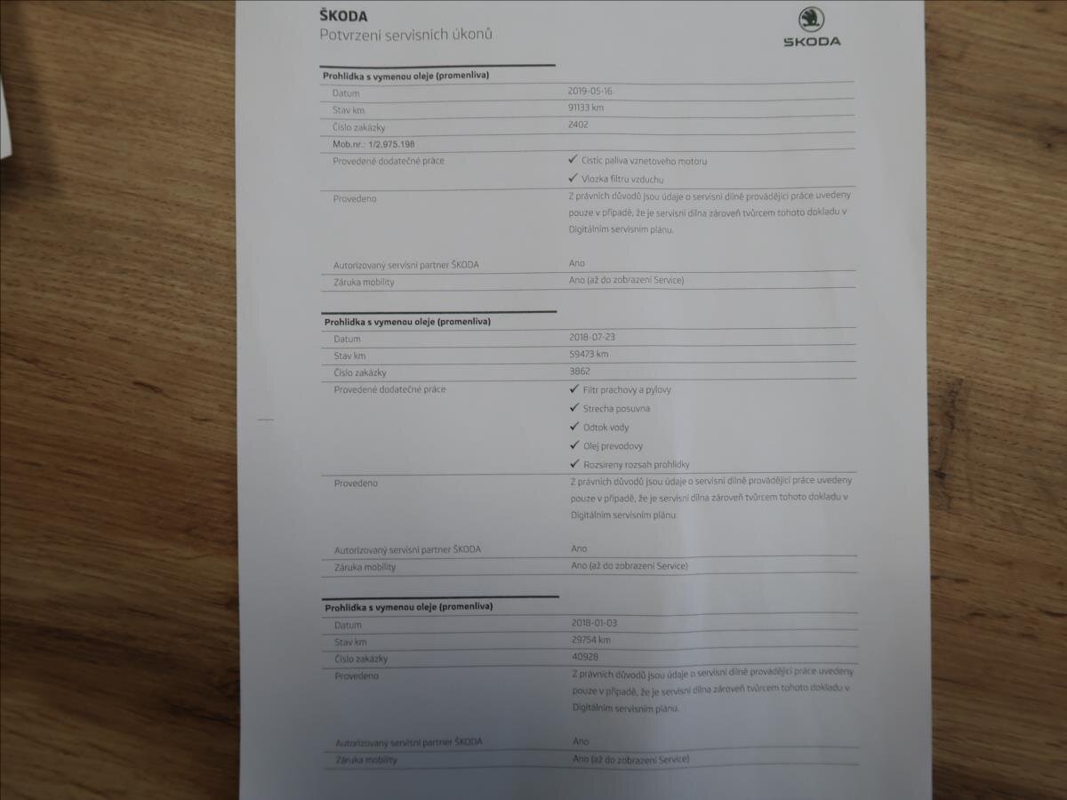 Škoda Superb Kombi 2,0 l 110 kw