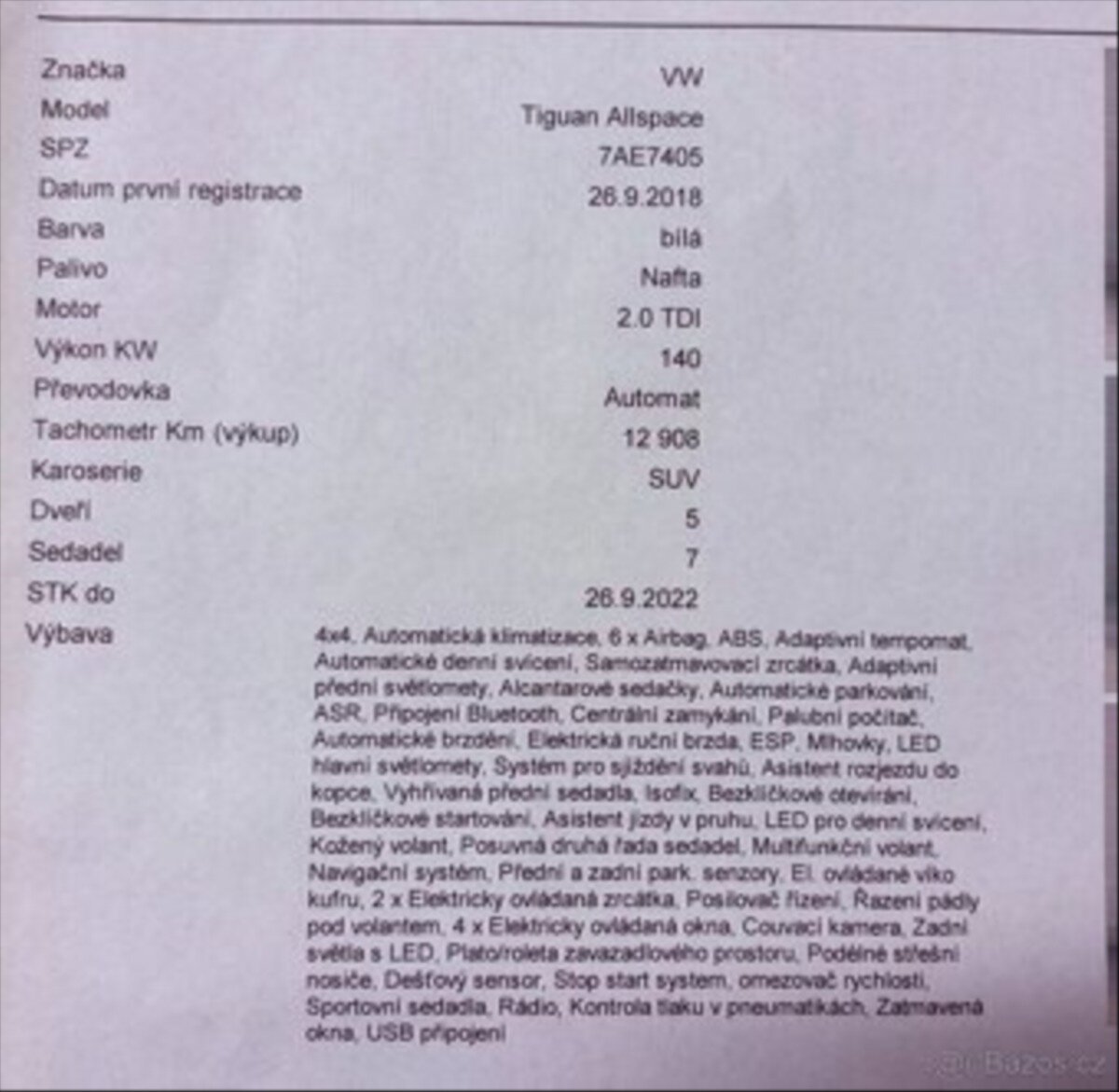 Volkswagen Tiguan Kombi 2,0 l 140 kw