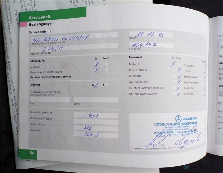 Mercedes-Benz Třídy A Kombi 1,6 l 75 kw