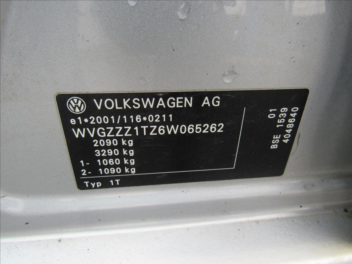 Volkswagen Touran Kombi 1,6 l 75 kw