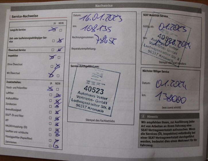 Seat Leon Kombi 1,6 l 85 kw