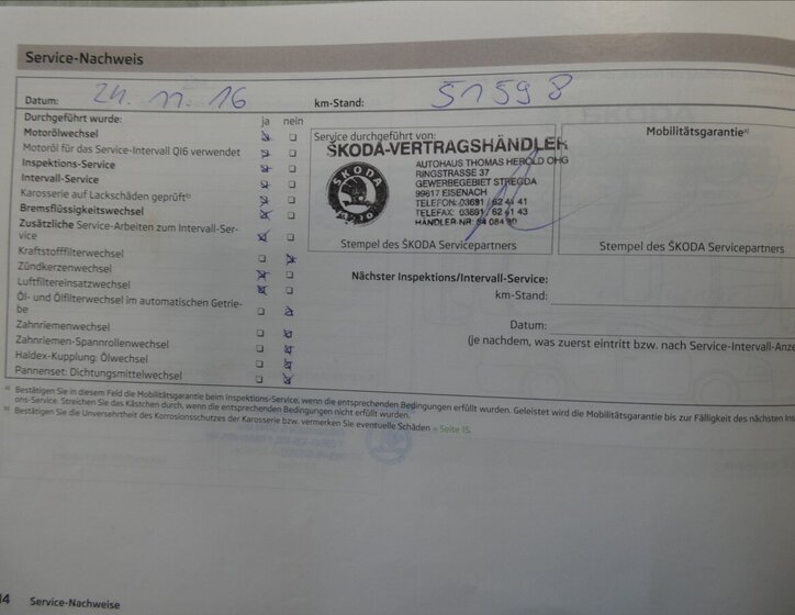 Škoda Fabia Hatchback 1,2 l 63 kw