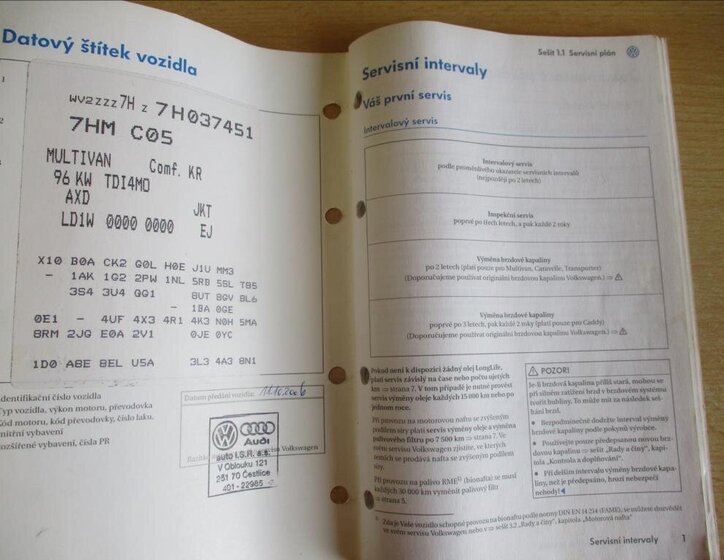 Volkswagen Multivan VAN / Minibus 2,5 l 96 kw