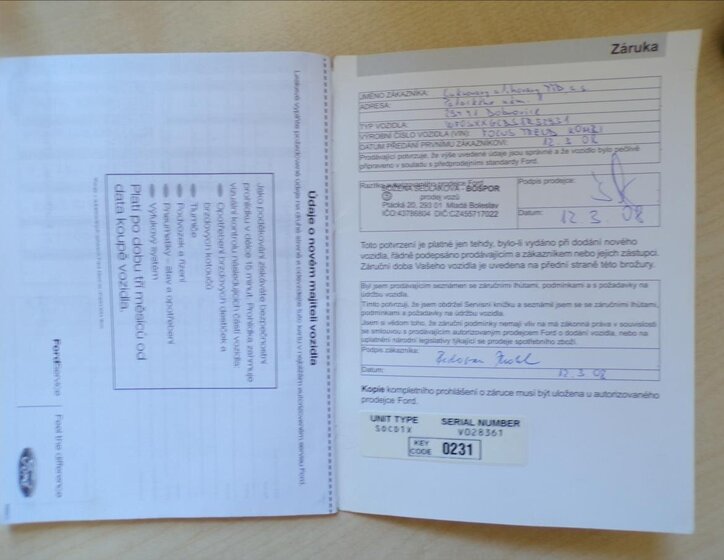 Ford Focus Kombi 1,8 l 92 kw