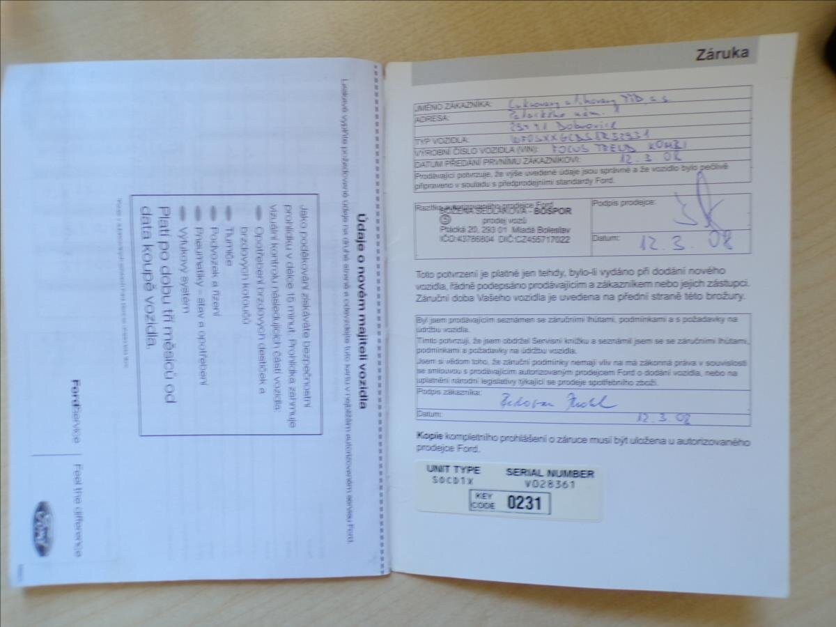 Ford Focus Kombi 1,8 l 92 kw