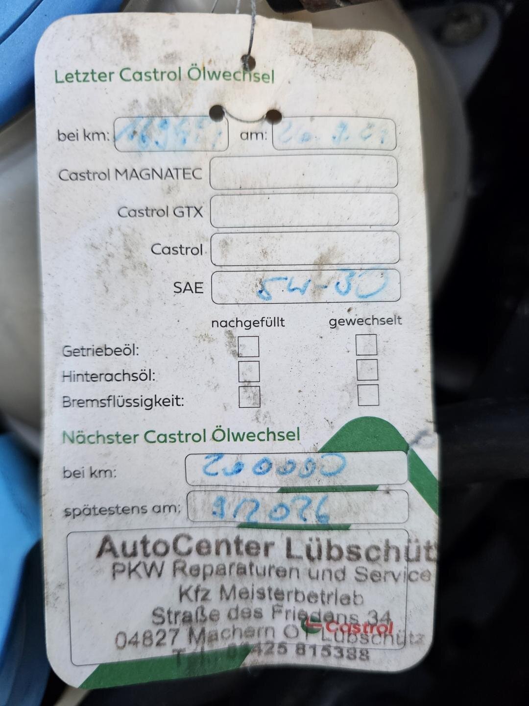 Škoda Octavia Kombi 1,6 l 75 kw