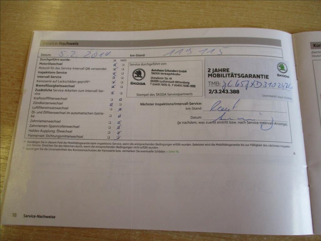 Škoda Fabia Kombi 1,4 l 63 kw