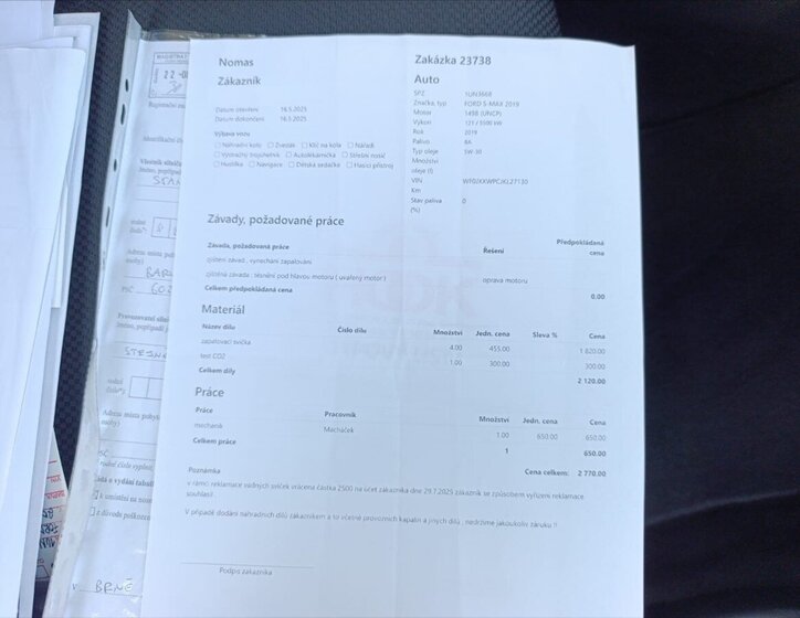 Ford S-MAX MPV 1,5 l 121 kw