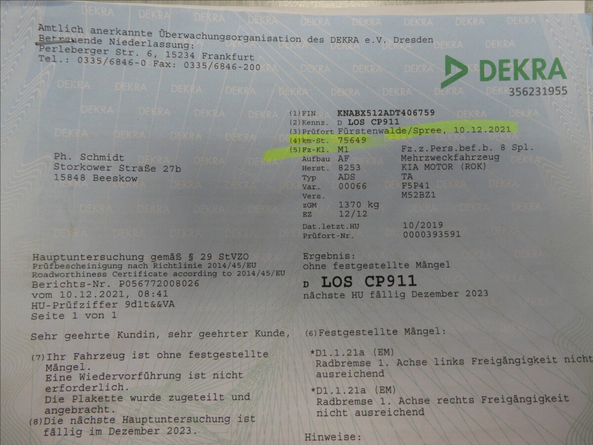 KIA Picanto Hatchback 1,2 l 63 kw