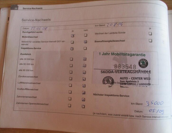 Škoda Fabia Hatchback 1,4 l 55 kw