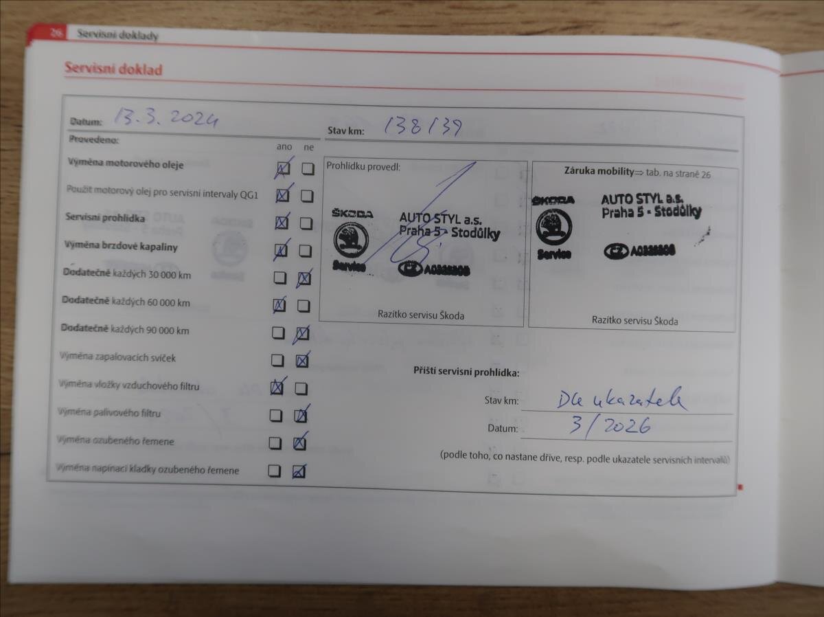 Škoda Octavia Kombi 2,0 l 103 kw