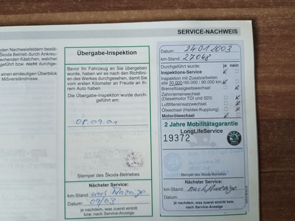 Škoda Octavia Kombi 2,0 l 85 kw