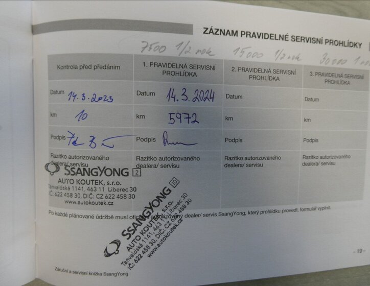 SsangYong Korando SUV / Terénní 1,5 l 120 kw