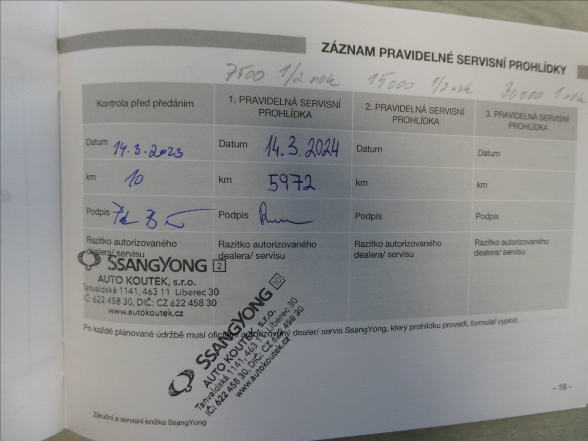 SsangYong Korando SUV / Terénní 1,5 l 120 kw