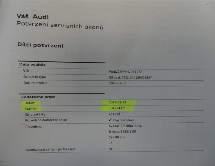 Audi Q5 SUV / Terénní 2,0 l 120 kw