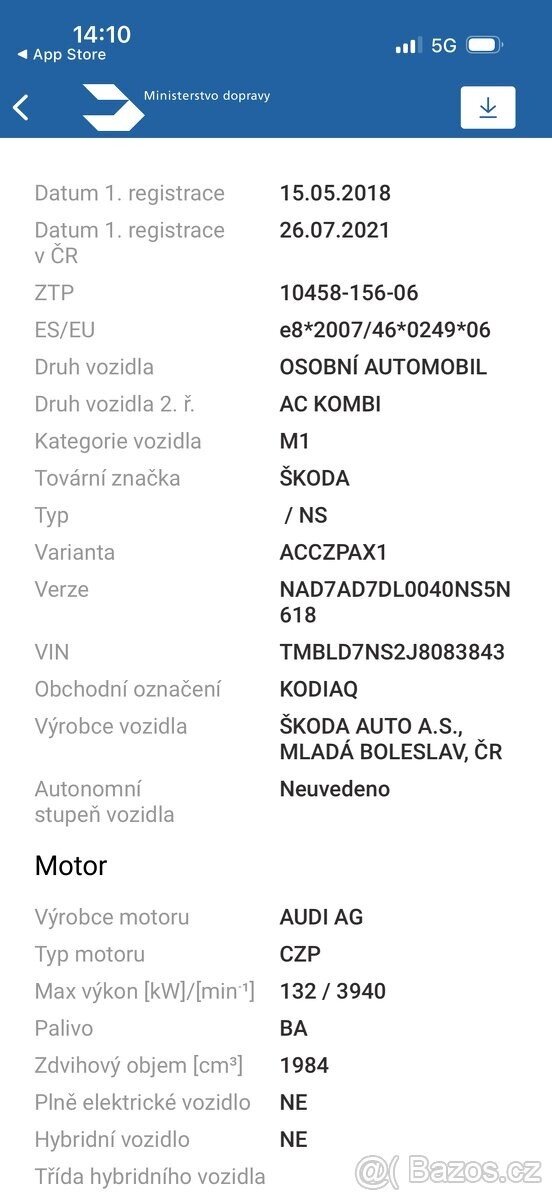 Škoda Kodiaq Kombi 0,0 0