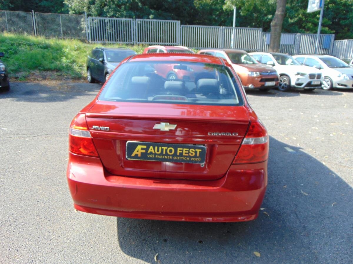 Chevrolet Aveo Sedan 1,2 l 62 kw