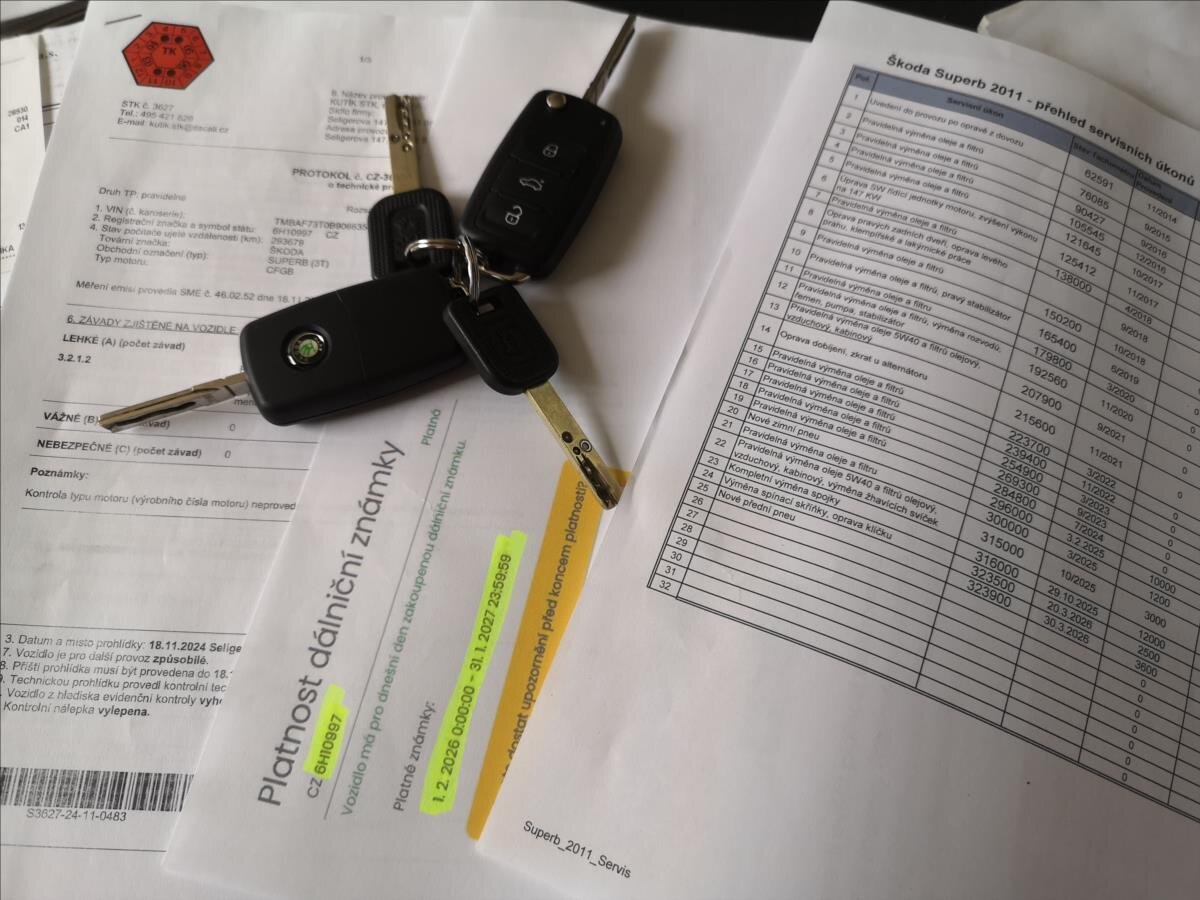 Škoda Superb Sedan / Limuzína 2,0 l 147 kw