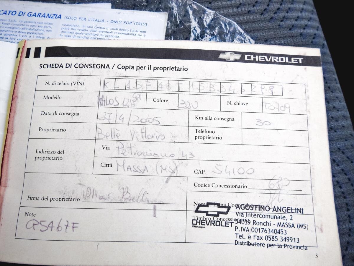 Chevrolet Kalos Hatchback 1,2 l 53 kw