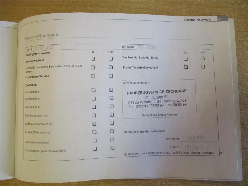 Škoda Fabia Kombi 1,4 l 55 kw