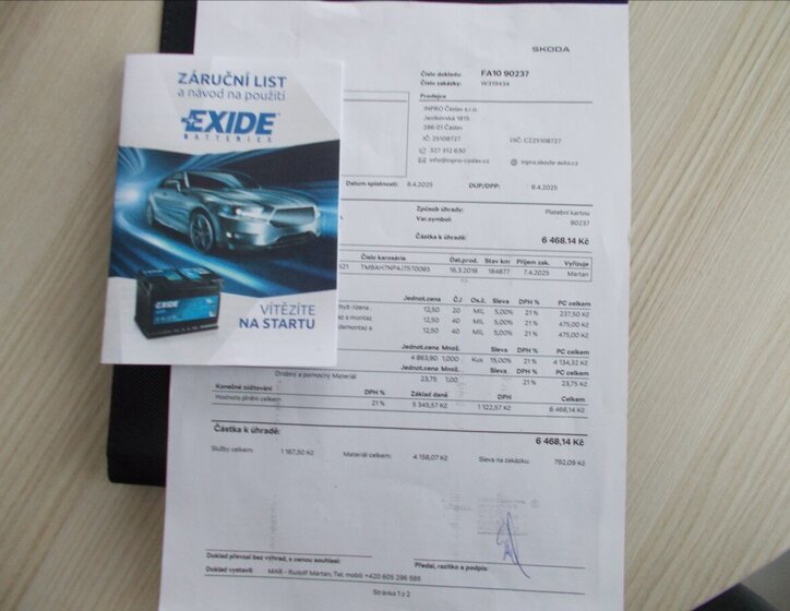 Škoda Superb Sedan 2,0 l 110 kw