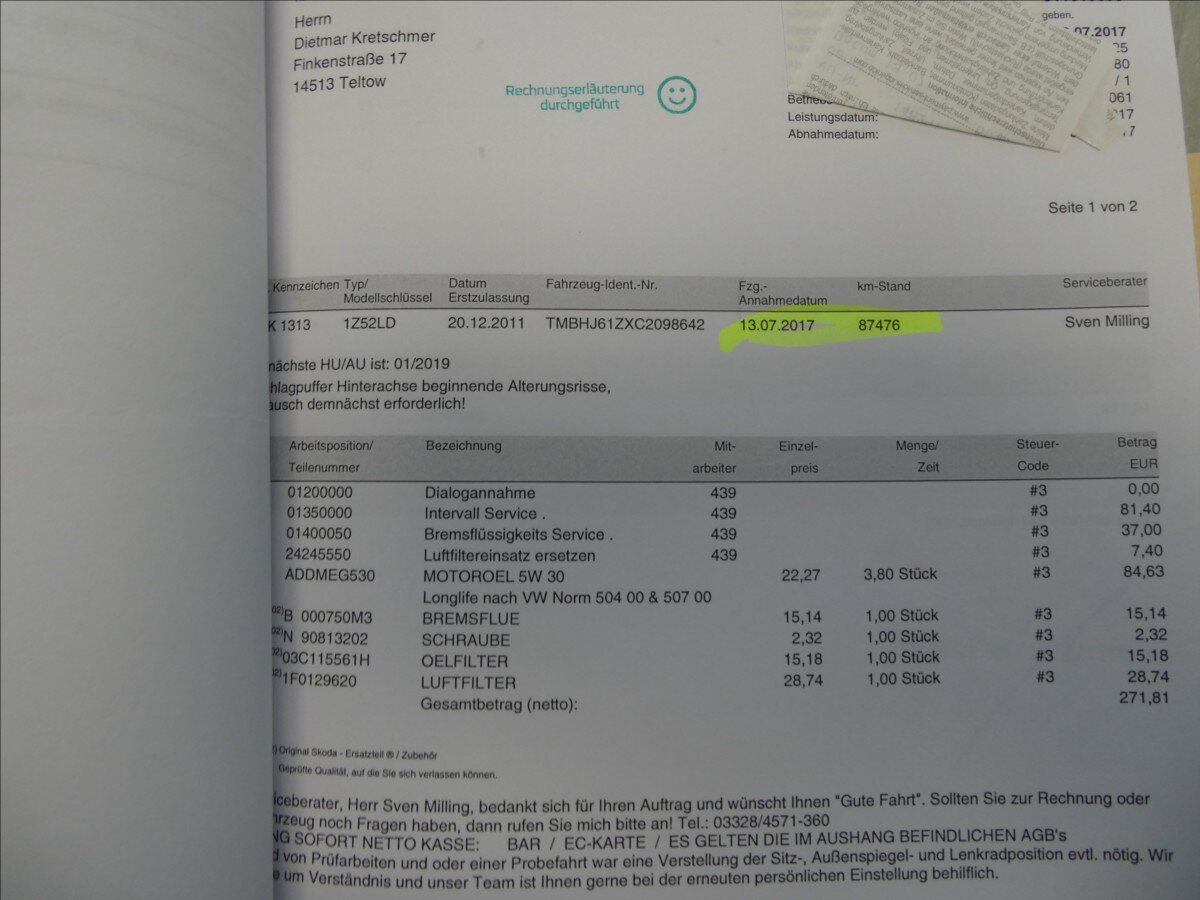 Škoda Octavia Kombi 1,4 l 90 kw