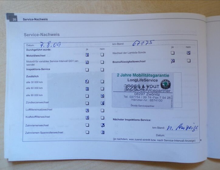 Škoda Octavia Kombi 1,9 l 81 kw