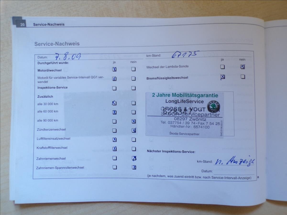 Škoda Octavia Kombi 1,9 l 81 kw