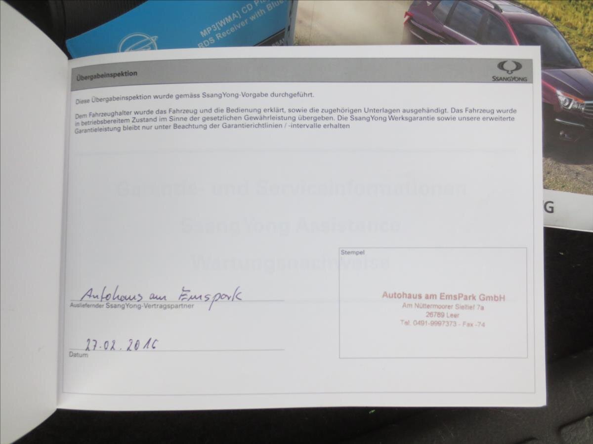 SsangYong Rodius VAN-Minibus 2,0 l 114 kw