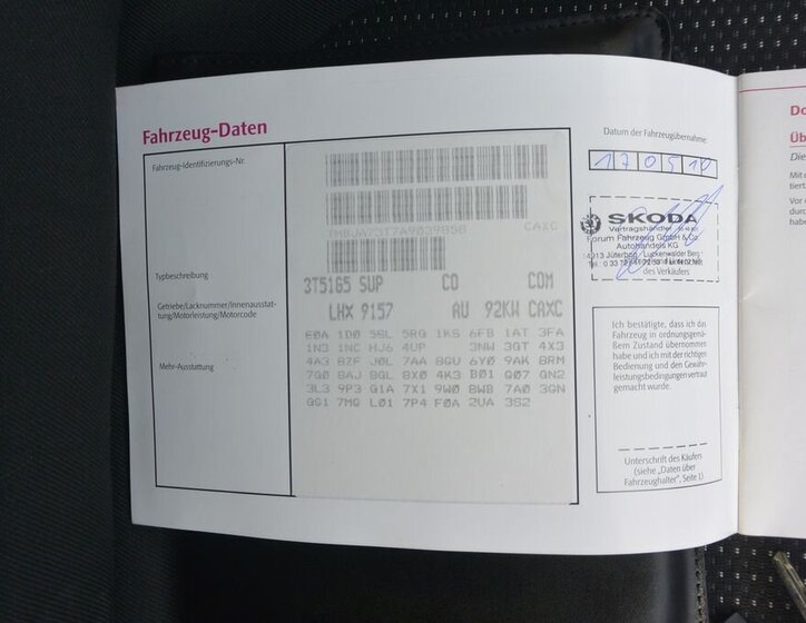 Škoda Superb Kombi 1,4 l 92 kw