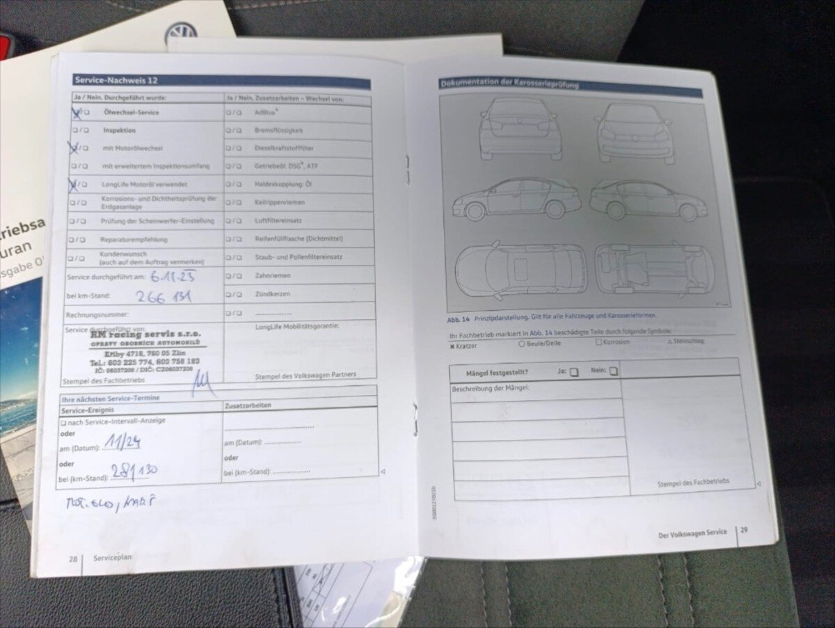 Volkswagen Touran MPV 2,0 l 110 kw