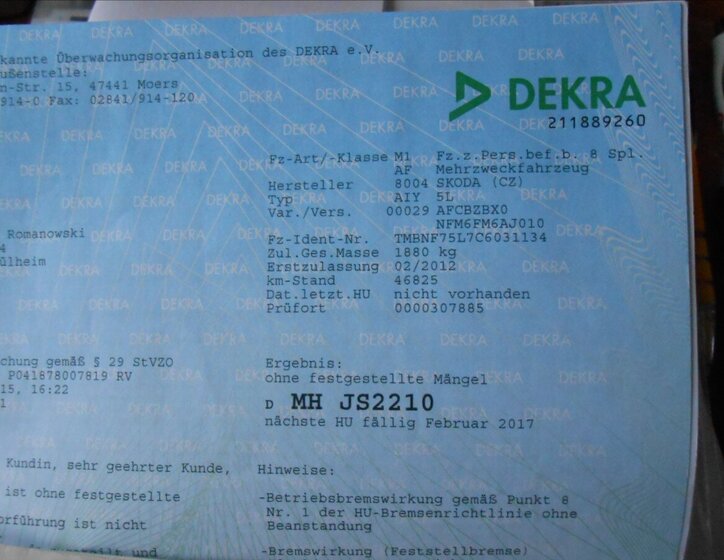 Škoda Yeti Kombi 1,2 l 77 kw