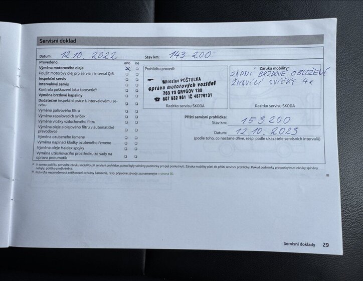 Škoda Superb Kombi 2,0 l 125 kw