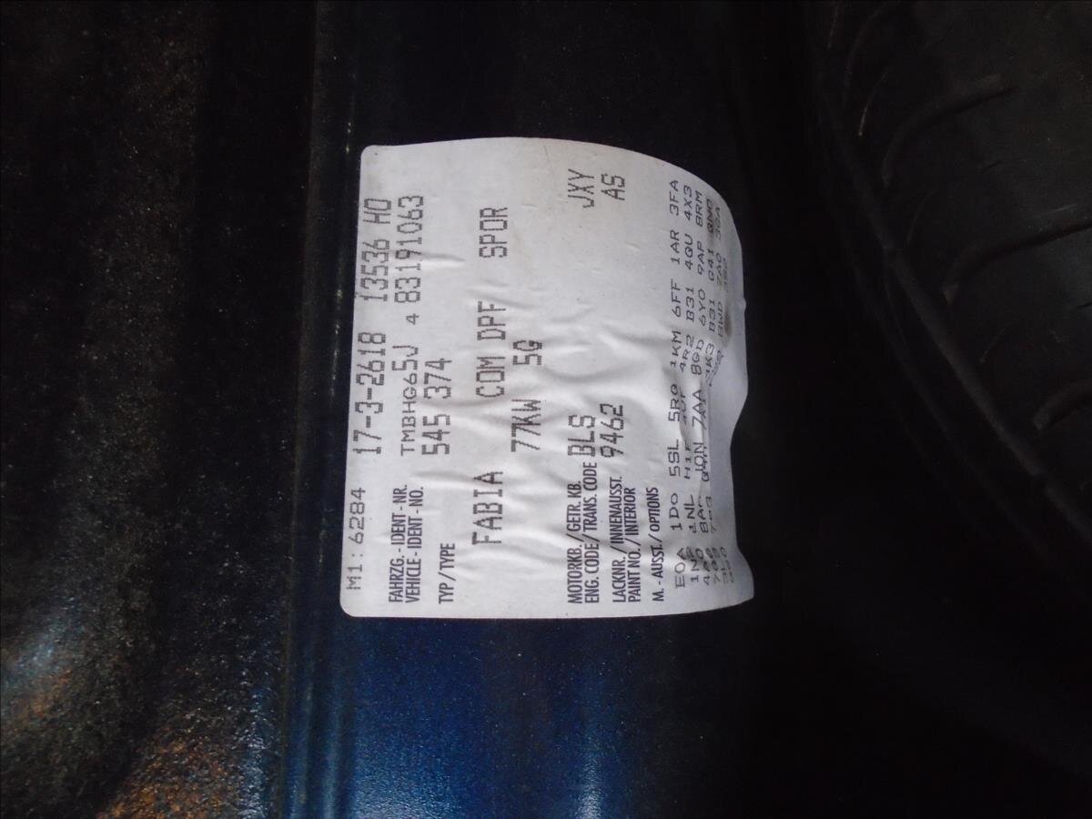 Škoda Fabia Kombi 1,9 l 77 kw