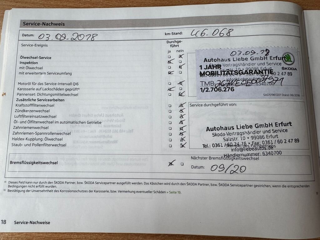 Škoda Octavia Kombi 1,4 l 103 kw