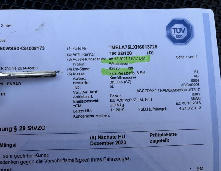 Škoda Yeti Hatchback 1,4 l 110 kw